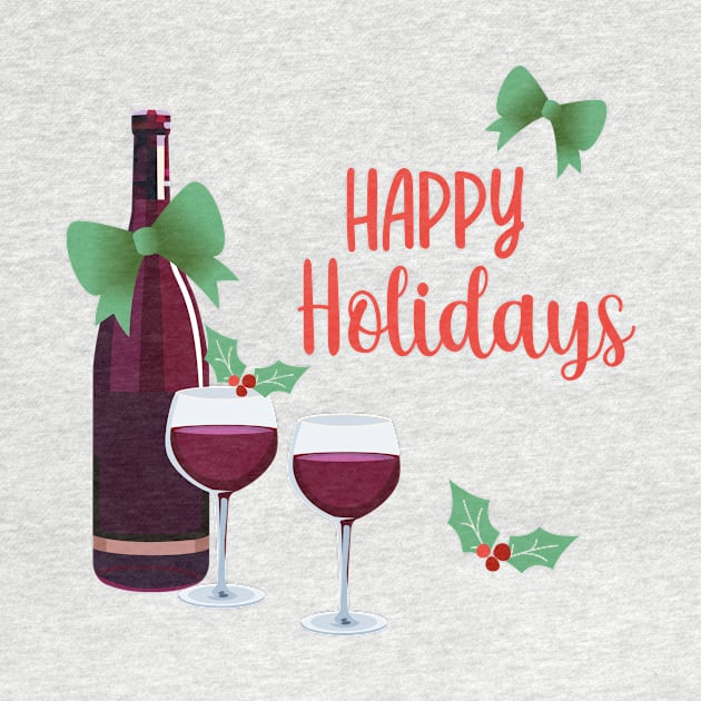 Happy Holidays with Wine by SWON Design